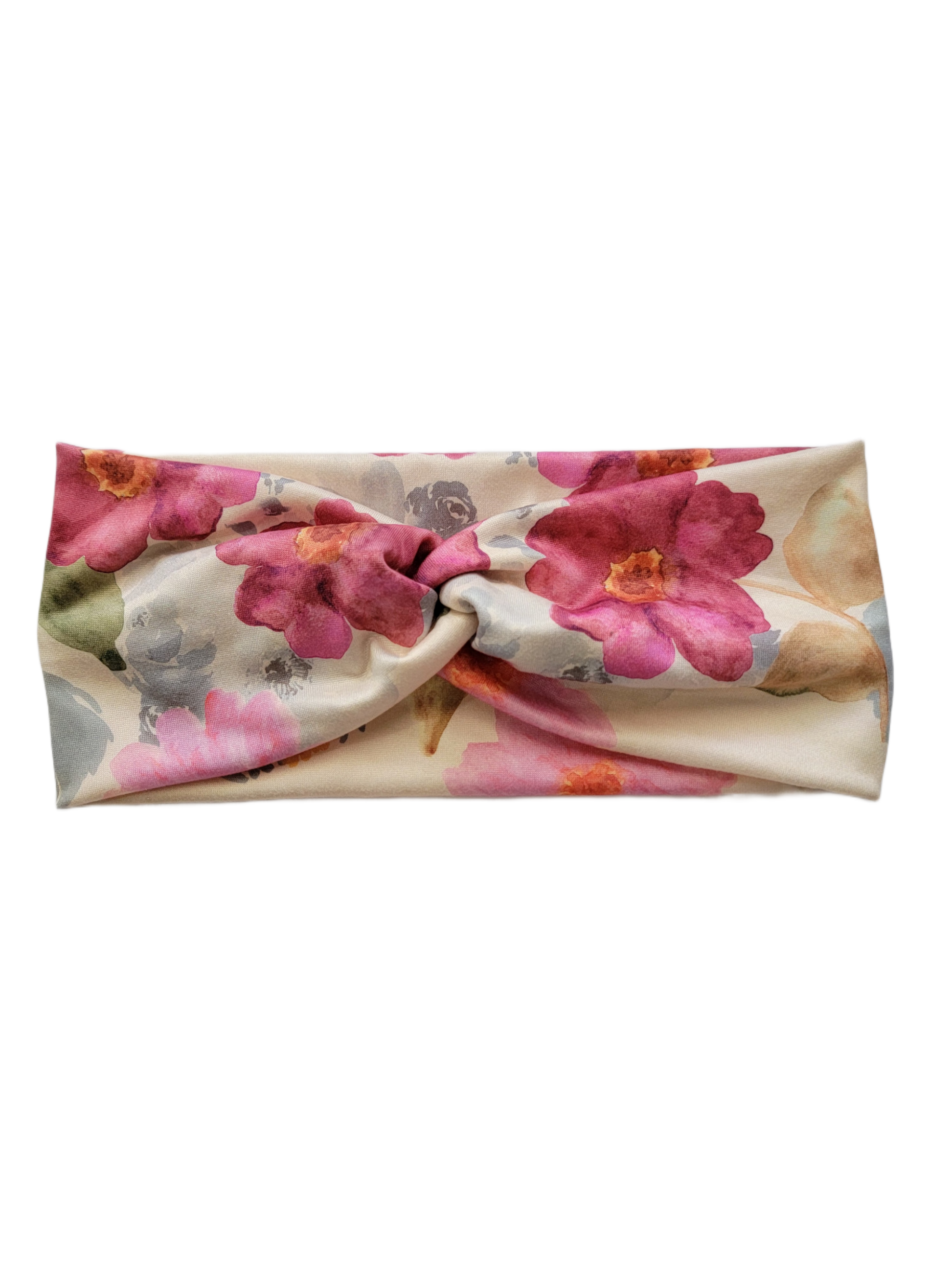 Floral Wishes Twist Headband - Pink Love Monet