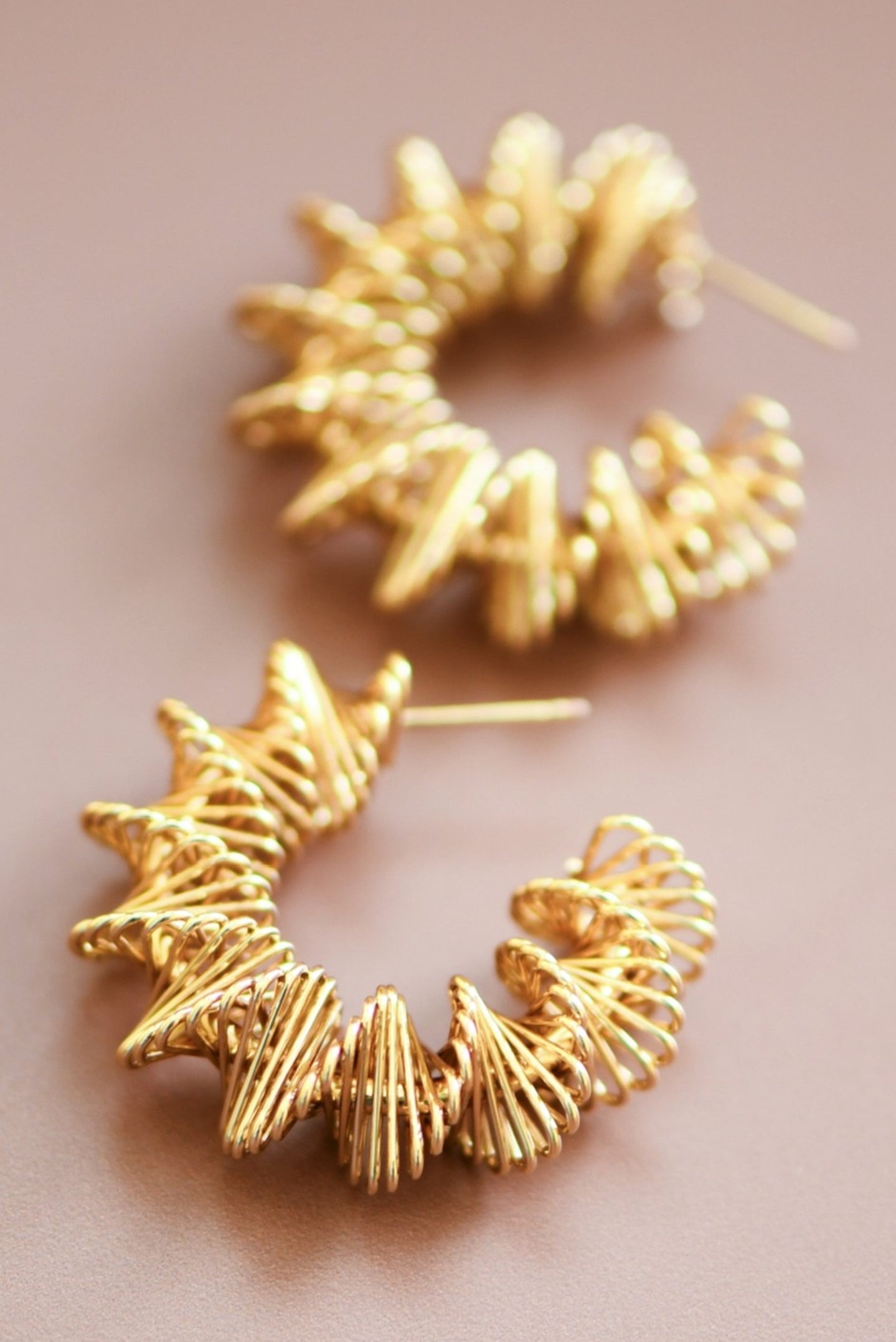 Kimora Hoop Earrings In Gold